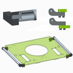 Kit de rouleaux latéraux DEL-32-36 & COMBI 25/32 - 30/36