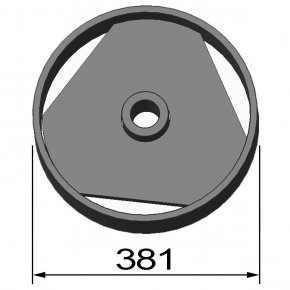 Mandrin 381x70 pour DEL-32-36-45-52 & COMBI 25-32 / 30-36 /36-52