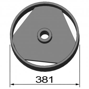 Mandrin 381x70 pour DEL-32-36-45-52 & COMBI 25-32 / 30-36 /36-52 Mandrin 381x70 pour DEL-32-36-45-52 & COMBI 25-32 / 30-36 /36-52