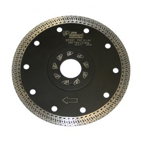 Disque diamant coupe à sec- grés cérame extra fin Premium 115 mm