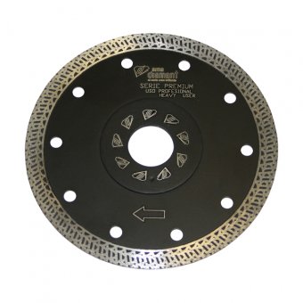 Disque diamant pour Coupe  à sec grés cérame extra fin Premium 125 mm