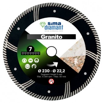 Disque Diamant Coupe à Sec Granit 115 mm