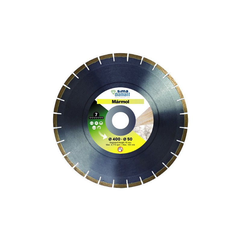 Disque Diamant Coupe Humide Marbre 400 mm Disque Diamant Coupe Humide Marbre 400 mm