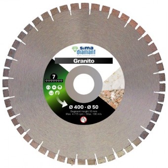 Disque Diamant Coupe Humide Granit 400 mm