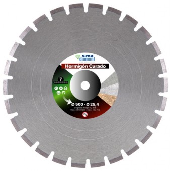 Disque Diamant Coupe Humide Béton Vieux 450 mm