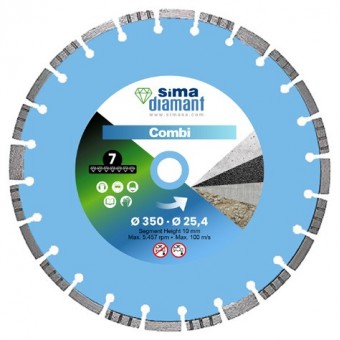 Disque Diamant Coupe Humide-à Sec Combi 400 mm