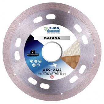 Disque Diamant-Premium-Coupe à Sec Katana 102 mm