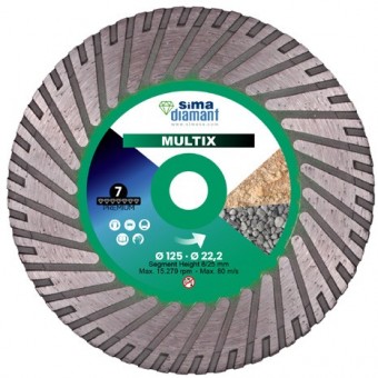 Disque Diamant-Premium-Coupe à Sec Multix 125 mm
