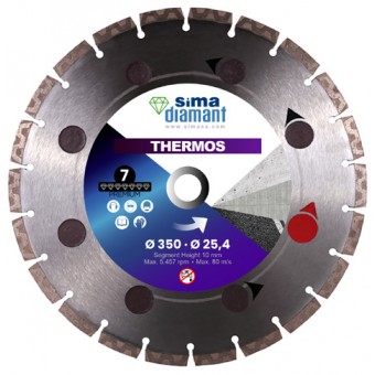 Disque Diamant-Premium-Coupe à Sec Thermos 300 mm