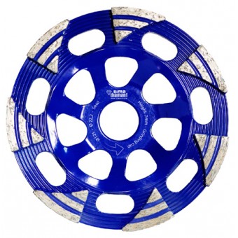 Disque Diamant Coupe à Sec Ponçage Béton Dur 125 mm