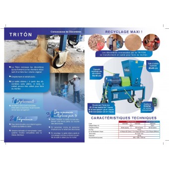 Concasseuse de Décombres TRITON 400V T 5.5CV 50HZ 4P S